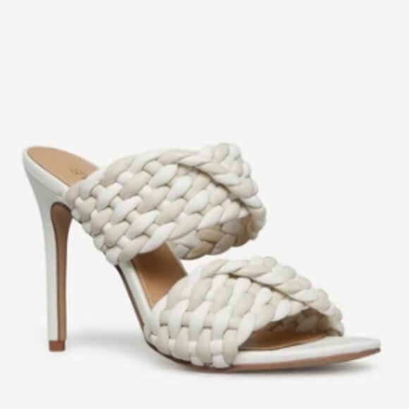 ShoeDazzle Ottoline Heeled Sandal Birch Multi Size 9 NWT - Picture 2 of 6